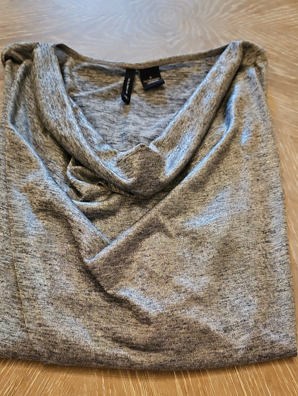 new directions Gray Cowl Neck Sweater